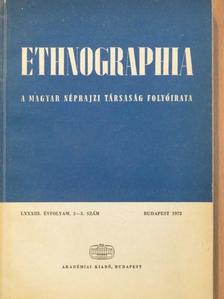 Balassa Iván - Ethnographia 1972/2-3. [antikvár]