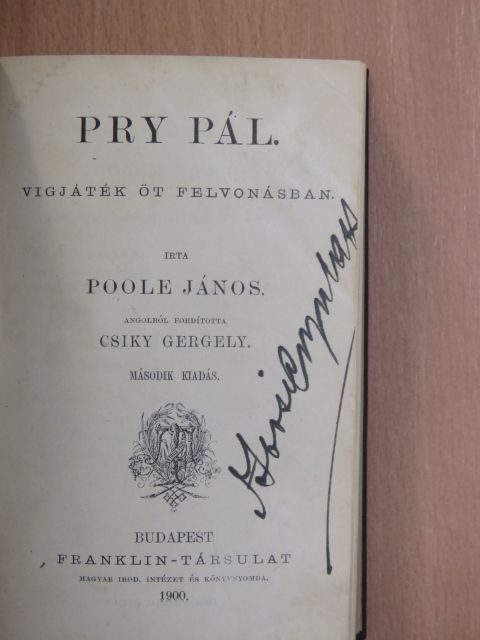 Augier - Pry Pál/A sevillai borbély vagy haszontalan elővigyázat/Nézd meg az anyját/Aesopus/A bürök [antikvár]