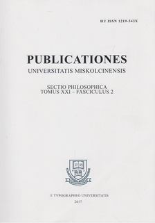 Horváth Zita, Ugrai János - Sectio philosophica Tomus XXI - Fasciculus 2 [antikvár]