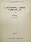 Amacziné Bíró Zsuzsa - Az irodalomtanítás gyakorlata II. [antikvár]