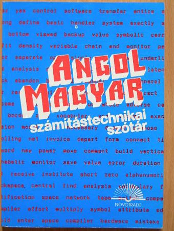 Homonnay Péter - Angol-magyar számítástechnikai szótár [antikvár]