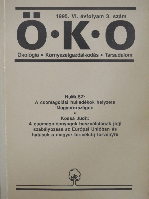 Begéné Olasz Gyöngyi - ÖKO 1995/3. [antikvár]