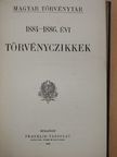 1884-1886. évi törvényczikkek [antikvár]