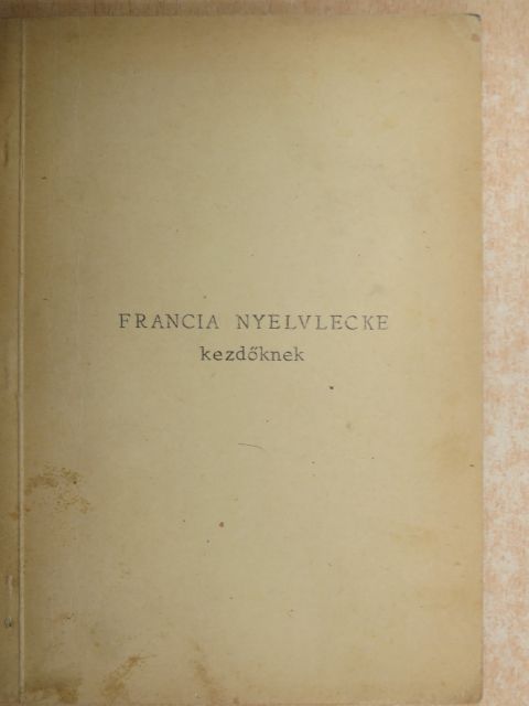 En Francais I. [antikvár]