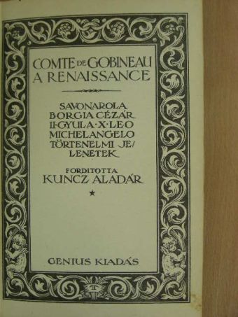 Bernardino de' Conti - A renaissance [antikvár]