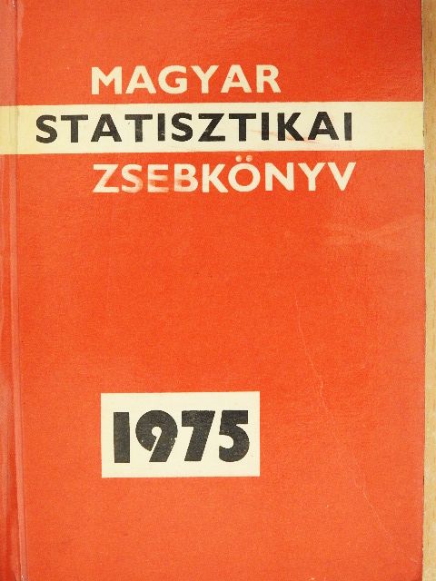 Magyar statisztikai zsebkönyv 1975. [antikvár]