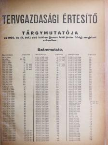 Vas Zoltán - Tervgazdasági Értesítő 1950. (nem teljes évfolyam) [antikvár]
