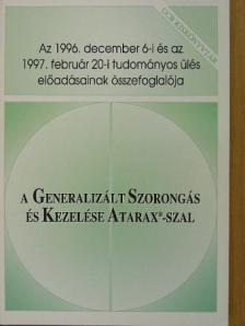 Dr. Elie-Georges Hantouche - A generalizált szorongás és kezelése Atarax-szal [antikvár]