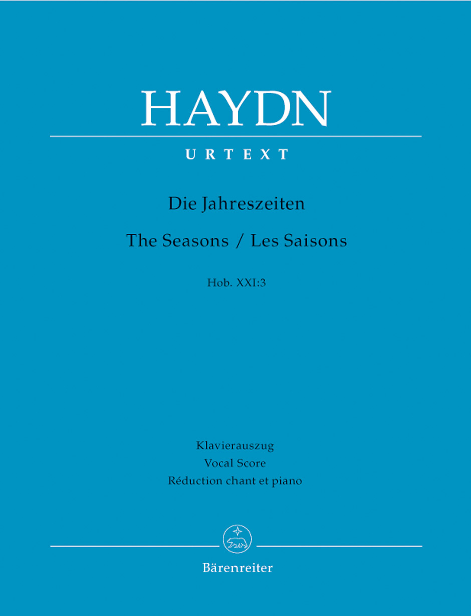HAYDN JOSEPH - DIE JAHRESZEITEN HOB.XXI:3 KLAVIERAUSZUG URTEXT (A.E.MÜLLER / A.KÖHS)