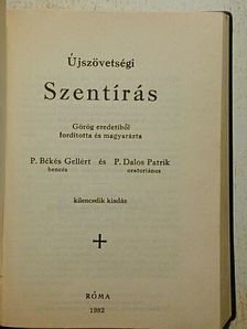 Újszövetségi Szentírás [antikvár]