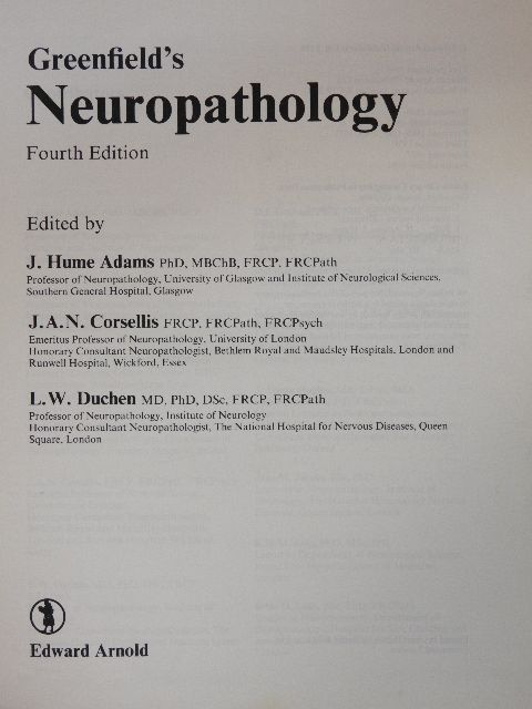 Betty Brownell - Greenfield's Neuropathology [antikvár]