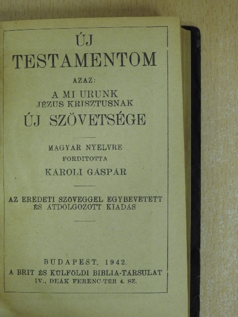 Új Testamentom/A Zsoltárok könyve [antikvár]