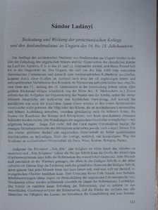 Ladányi Sándor - Bedeutung und Wirkung der protestantischen Kollegs und des Auslandstudiums im Ungarn des 16. bis 18. Jahrhunderts [antikvár]