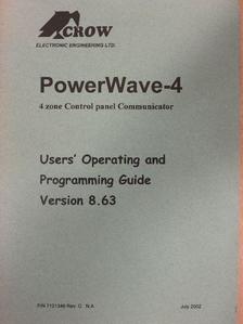 PowerWave-4 Users' Operating and Programming Guide Version 8.63 [antikvár]