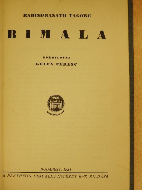 Rabindranath Tagore - Bimala [antikvár]