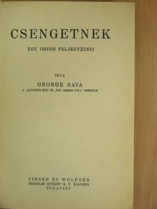 George Sava - Csengetnek [antikvár]