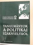 Laczik Mária - Tanulmányok a politikai szaknyelvről [antikvár]