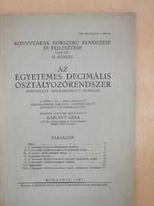 Káplány Géza - Könyvtárak korszerű rendezése és fejlesztése II. [antikvár]