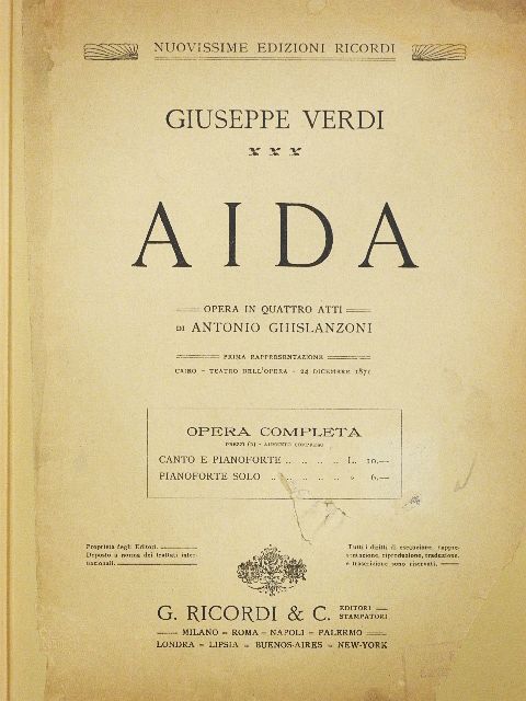 Antonio Ghislanzoni - Aida [antikvár]