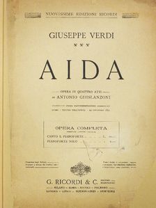 Antonio Ghislanzoni - Aida [antikvár]