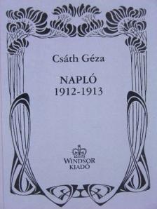 Csáth Géza - Napló 1912-1913 [antikvár]
