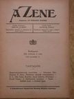Ecsedi Ferenc - A Zene 1937. november 2. [antikvár]