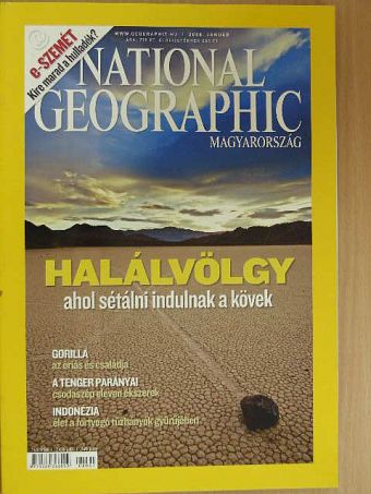 National Geographic Magyarország 2008. január [antikvár]