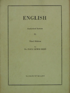 Dr. Bíró Lajos Pál - English II. [antikvár]