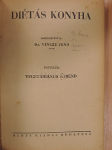 Dr. Vincze Jenő - Diétás konyha [antikvár]