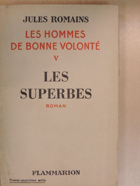 Jules Romains - Les superbes [antikvár]