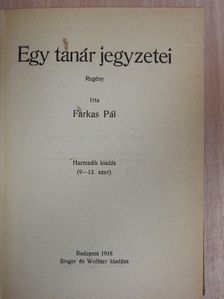 Erdős Renée - Egy tanár jegyzetei/Santerra biboros [antikvár]