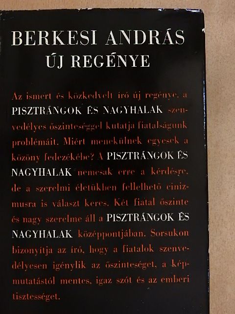 Berkesi András - Pisztrángok és nagyhalak [antikvár]