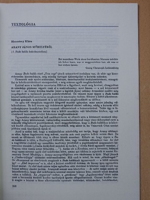 Monostory Klára - Arany János műhelyéből (dedikált példány) [antikvár]