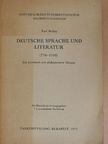 Karl Mollay - Deutsche Sprache und Literatur (770-1700) [antikvár]