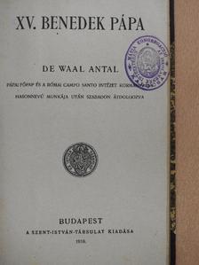 De Waal Antal - XV. Benedek pápa [antikvár]