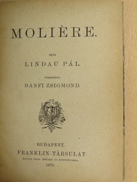 Beulé - Moliére/Augustus családja és kora [antikvár]
