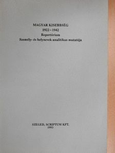Magyar kisebbség [antikvár]