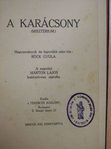 Röck Gyula - A karácsony [antikvár]