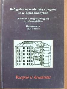 Földi András - Befogadás és eredetiség a jogban és a jogtudományban [antikvár]