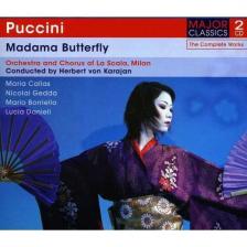 Puccini - MADAMA BUTTERFLY 2CD KARAJAN, CALLAS, GEDDA, BORRIELLO, DANIELI