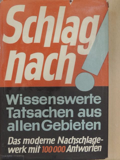 Schlag nach! [antikvár]