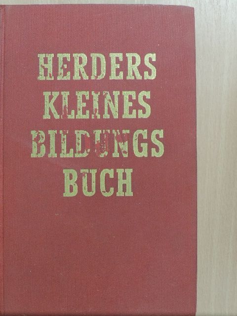 Herders Kleines Bildungsbuch [antikvár]