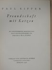 Paul Eipper - Freundschaft mit Katzen [antikvár]