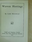 Lord Macaulay - Warren Hastings [antikvár]
