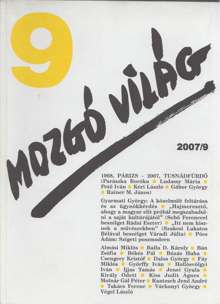 P. Szűcs Julianna - Mozgó Világ 2007/9 [antikvár]
