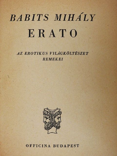 Alexis Piron - Erato [antikvár]