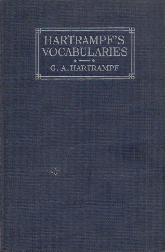 Gustavus A. Hartrampf - Hartrampf's Vocabularies [antikvár]