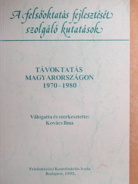 Hegyesi Józsefné - Távoktatás Magyarországon 1970-1980 [antikvár]