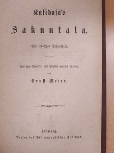 Beaumarchais - Sakuntala/Frithjofs-Sage/Figaro's Hochzeit oder Ein Toller Tag (gótbetűs) [antikvár]