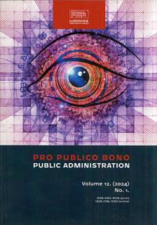 Kis Norbert - Pro Publico Bono - Public Administration Volume 12. (2024) No. 1. [antikvár]